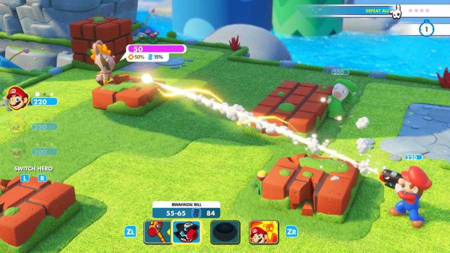 Mario + Rabbids Kingdom Battle Review - Screenshot 3 of 9